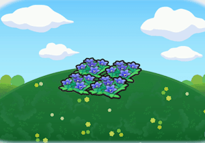 Graceful Flower Bed habitat in Pokopia