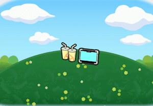 Lazy Photo-Album Scrolling habitat in Pokopia