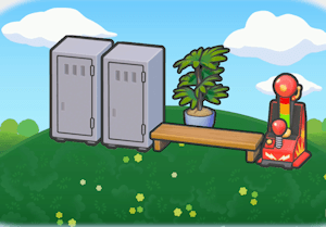 Refreshing Locker Room habitat in Pokopia