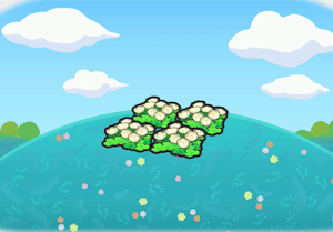 Fluffy Flower Bed habitat in Pokopia