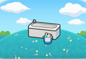 Squeaky Clean habitat in Pokopia