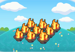 Nine Flames habitat in Pokopia
