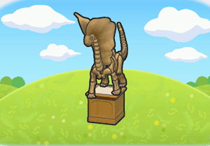 Tundra Fossil Display habitat in Pokopia