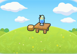 Boundless Blue Beverage habitat in Pokopia