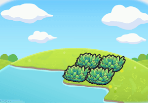 Hydrated Tall Grass habitat in Pokopia