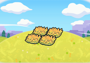 Elevated Yellow Tall Grass habitat in Pokopia