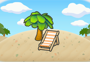 Shaded Beach habitat in Pokopia