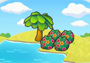 Tropical Seaside habitat in Pokopia