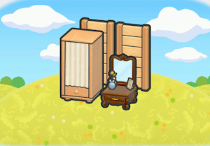 Private Makeup Stand habitat in Pokopia