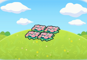 Pretty Flower Bed habitat in Pokopia